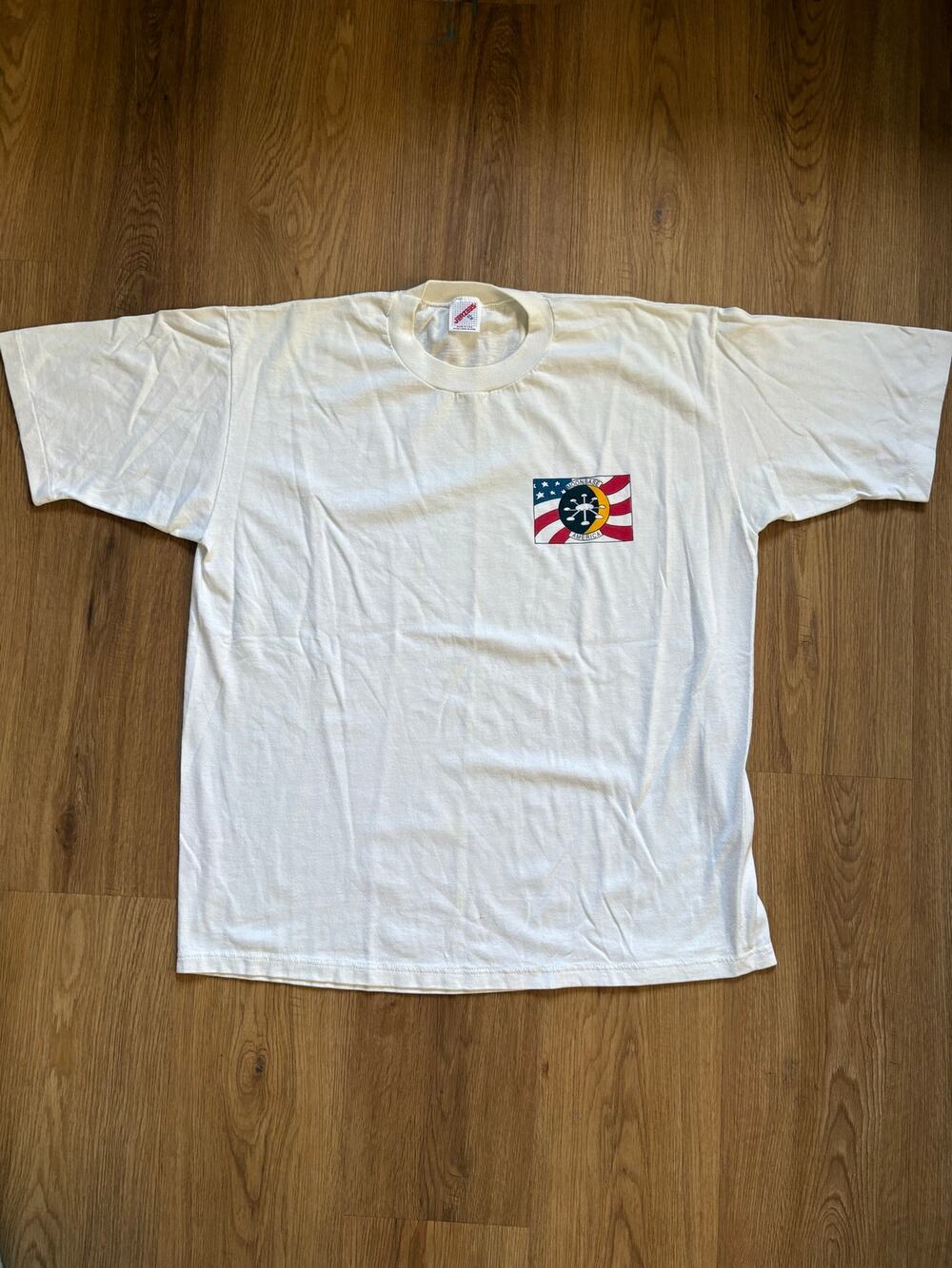 Rare Vintage 1991 Moonbase America Souvenir T Shirt Size XL